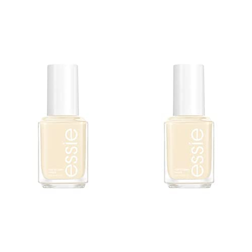 essie nail polish, limited edition spring 2022 collection, pastel yellow nail color with a cream finish, 8-free vegan formula, sing songbird along, 0.46 fl oz (Pack of 2)