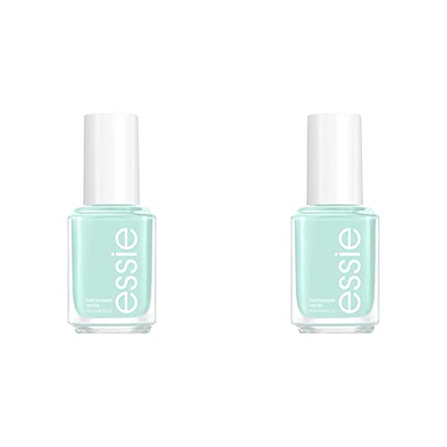 essie Salon-Quality Nail Polish, 8-Free Vegan, Mint Green, Mint Candy Apple, 0.46 fl oz (Pack of 2)