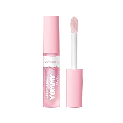 COVERGIRL Clean Fresh Yummy Gloss – Lip Gloss, Sheer, Natural Scents, Vegan Formula - Laugh-vender