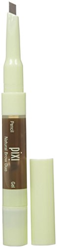 Pixi Natural Brow Duo - Natural Brown, 0.2oz