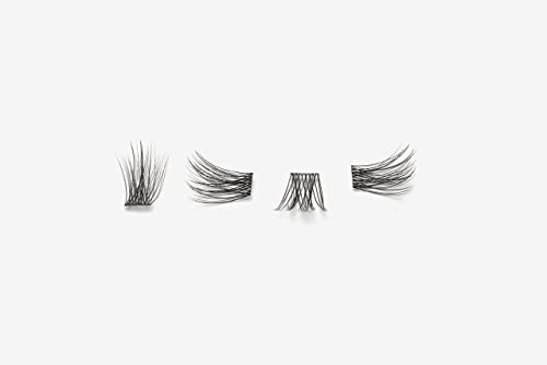 Lilac St - Originals Natural Faux Eyelash Clusters (10mm) - Soft, Natural Look - DIY Lash Extension Wisps - Lightweight & Lifelike - Lasts 10 Days - Cruelty Free, Vegan, Women Founded - 10 Lashes