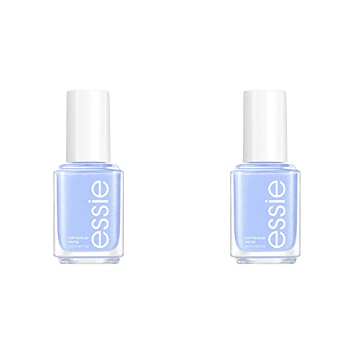 essie Salon-Quality Nail Polish, 8-Free Vegan, Cornflower Blue, Bikini So Teeny, 0.46 fl oz (Pack of 2)