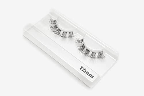 Lilac St - Originals Natural Faux Eyelash Clusters (12mm) - Soft, Natural Look - DIY Lash Extension Wisps - Lightweight & Lifelike - Lasts 10 Days - Cruelty Free, Vegan, Women Founded - 10 Lashes