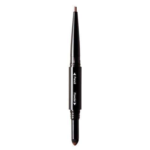 Arches & Halos 2-In-1 Defining Eyebrow Pencil And Powder - Shapes And Fills In Sparse Brows For Natural Look - Soft Textured Powder Formula - Dual Ended With Spoolie Brush - Auburn - 0.017 Oz