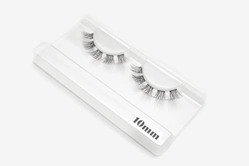 Lilac St - Originals Natural Faux Eyelash Clusters (10mm) - Soft, Natural Look - DIY Lash Extension Wisps - Lightweight & Lifelike - Lasts 10 Days - Cruelty Free, Vegan, Women Founded - 10 Lashes