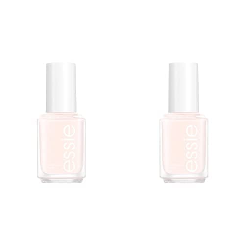 essie Salon-Quality Nail Polish, 8-Free Vegan, Swoon in the Lagoon, Off-White, Boatloads Of Love, 0.46 Ounce (Pack of 2)