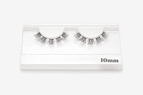 Lilac St - Originals Natural Faux Eyelash Clusters (10mm) - Soft, Natural Look - DIY Lash Extension Wisps - Lightweight & Lifelike - Lasts 10 Days - Cruelty Free, Vegan, Women Founded - 10 Lashes