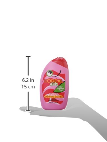 L'Oreal Kids Extra Gentle 2-in-1 Shampoo, Strawberry Smoothie, 9 fl. oz.