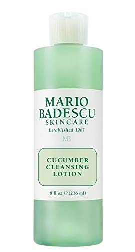 Mario Badescu MB Favorites Collection, Skin Care Gift Set Includes SPF 17 Moisturizer, Enzyme Cleansing Gel, Cucumber Cleansing Lotion, Hand Cream, Body Lotion, Cosmetic Bag & Compact Mirror