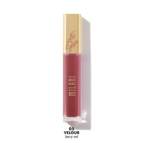 Milani Amore Satin Matte Lip Crème - Velour (0.22 Fl. Oz.) Cruelty-Free Nourishing Lip Gloss with a Soft, Full Matte Finish