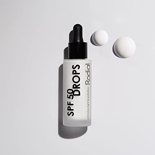 Rodial SPF 50 Drops 30ml, SPF Serum with Hyaluronic Acid and Vitamin E, UVA and UVB face protection, SPF Skin Moisturiser, SPF 50 Anti-Photoaging