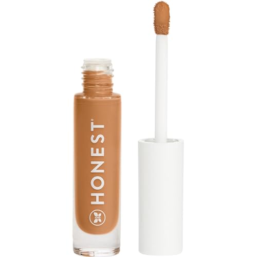 Honest Beauty Fresh Flex Concealer with Niacinamide + Vitamin E + Hyaluronic Acid | Vegan + Cruelty free | Maple, 0.17 fl oz