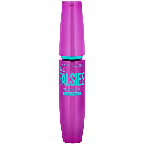 Maybelline Volum' Express The Falsies Waterproof Mascara, Volumizing and Separating Make Up Formula, Very Black, 1 Count