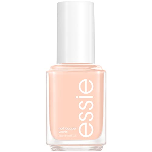 essie nail polish, limited edition spring 2022 collection, pastel peach nail color with a cream finish, 8-free vegan formula, well nested energy, 0.46 fl oz