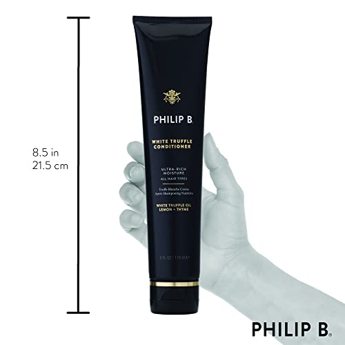 PHILIP B White Truffle Conditioner 6 oz. (178 ml) | Ultra-Rich, Moisturizing Conditioner Revives Coarse, Thick or Chemically Damaged Hair