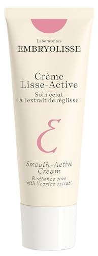 Embryolisse Smooth-Active Moisturizer. Daily Face Cream for All Skin Types. Fragrance-Free Formula that Moisturizes, Soothes & Reduces Redness. 95% Ingredients of Natural Origin, 1.35 Fl Oz