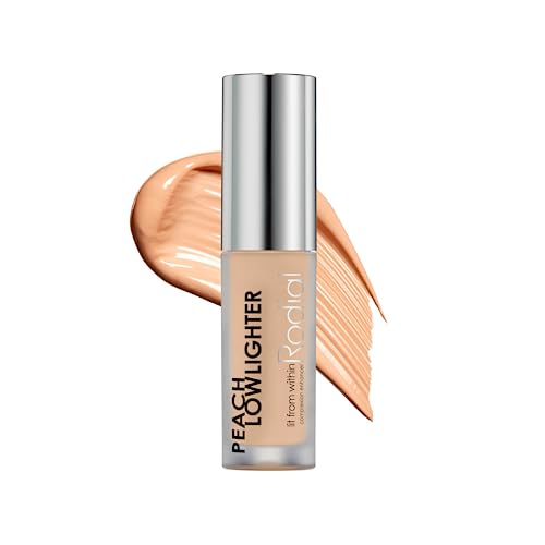 Rodial Peach Lowlighter 0.05 fl oz, Travel Size Liquid Colour Concealer, Face Concealer, Non-Shimmer Finish, Warming Complexion-Enhancer, Hydrating Formula with Hyaluronic Acid, Vitamin E and Caffeine