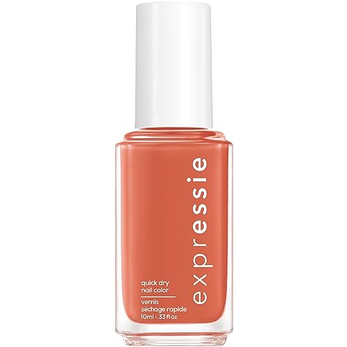 essie expressie, Quick-Dry Nail Polish, 8-Free Vegan, Burnt Orange, In A , 0.33 fl oz