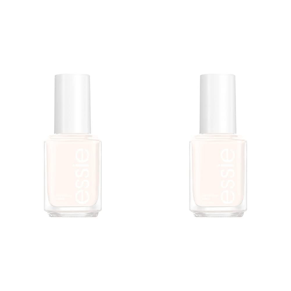 essie Salon-Quality Nail Polish, 8-Free Vegan, Ivory, Tuck It In My Tux, 0.46 fl oz (Pack of 2)