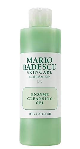 Mario Badescu MB Favorites Collection, Skin Care Gift Set Includes SPF 17 Moisturizer, Enzyme Cleansing Gel, Cucumber Cleansing Lotion, Hand Cream, Body Lotion, Cosmetic Bag & Compact Mirror