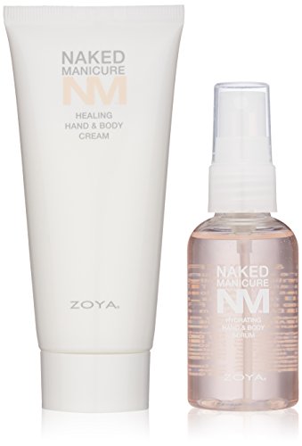 ZOYA Naked Manicure Healing and Hydrating Dry Skin Hand and Body System, Tube & Serum