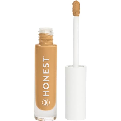 Honest Beauty Fresh Flex Concealer with Niacinamide + Vitamin E + Hyaluronic Acid | Vegan + Cruelty free | Tawny, 0.17 fl oz