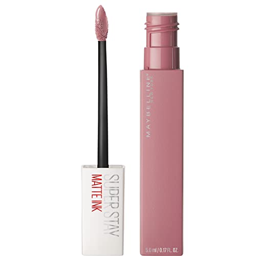 Maybelline Super Stay Matte Ink Liquid Lipstick Makeup, Long Lasting High Impact Color, Up to 16H Wear, Dreamer, Warm Pink Neutral, 1 Count