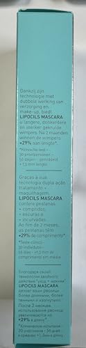 Talika Lipocils Mascara - Eyelash Growth Formula Mascara - 2-in-1 Makeup & Eyelash Care Solution - Brown