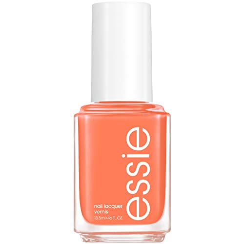 Essie Salon-Quality Nail Polish, 8-Free Vegan, Muted Midtone Orange, Frilly Lilies, 0.46 fl oz (Pack of 2)