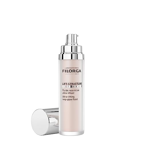 Filorga Lift-Structure Radiance Anti-Aging Fluid, Ultra-Lifting Fluid for Firmness, Volume, and a Radiant, Dewy Complexion, 1.69 fl oz