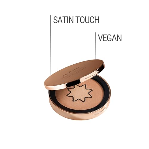 M. Asam MAGIC FINISH Satin Bronzer Amber & Walnut - Highly pigmented bronzer powder duo, make-up with skin-beautifying vitamin E, powder blush for an individual soft bronzing effect, 0.22 Oz