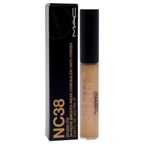 Studio Fix 24-Hour Smooth Wear Concealer - NC38 by MAC for Women - 0.24 oz Concealer