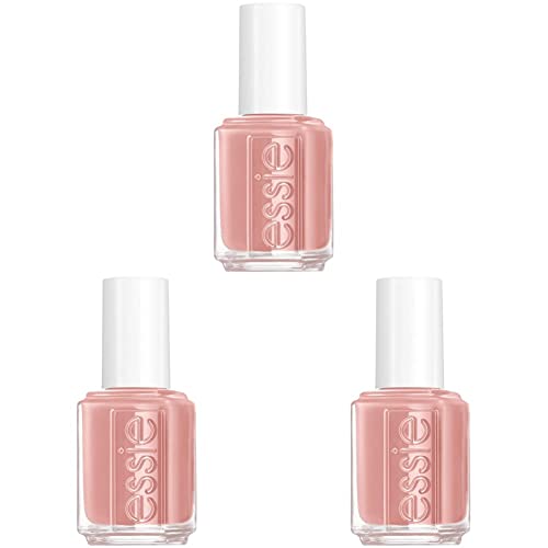 essie Salon-Quality Nail Polish, 8-Free Vegan, Midtone Nude, The Snuggle Is Real, 0.46 fl oz (Pack of 3)