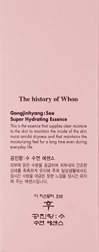 The History of Whoo Gongjinhyang Soo Vital Essence | Ultra Lightweight Essence for Instant & Long-lasting Moisturizing Effects | Promotes Moisture Circulation,Prevent Fine Lines,Fast-absorbing,45ml