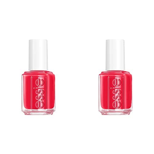 essie Nail Polish Limited Edition Winter 2021 Collection, Vibrant Coral Red, Toy to the World, 0.46 Ounce (Pack of 2)