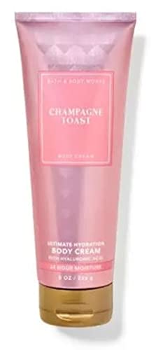 Bath and Body Works Gift Set of of 2 - 8 oz Body Cream - (Champagne Toast)