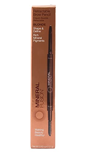 Mineral Fusion Retractable Brow Pencil, Blonde, .03 Ounce