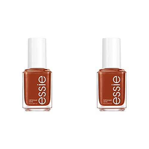 essie Salon-Quality Nail Polish, 8-Free Vegan, Warm Brown, Row With The Flow, 0.46 fl oz (Pack of 2)