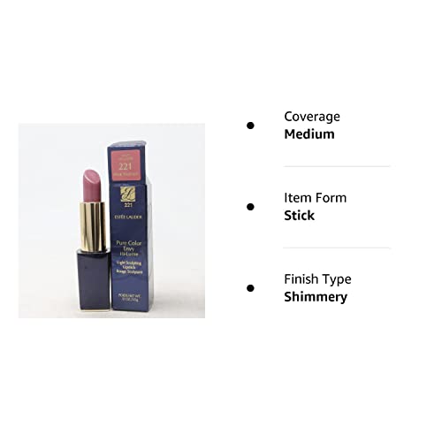 Estee Lauder Pure Color Envy Hi-Lustre Light Sculpting Lipstick, 0.12 oz. / 3.5 g â€¢â€¢ (Pink Parfait 221)