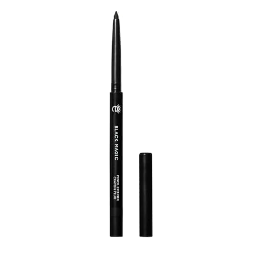 Eyeko Black Magic Pencil Eyeliner - Intense Black - Gel Formula - Buildable Soft Definition Vegan 0.5g