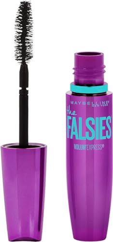 Maybelline Volum' Express The Falsies Waterproof Mascara, Volumizing and Separating Make Up Formula, Very Black, 1 Count