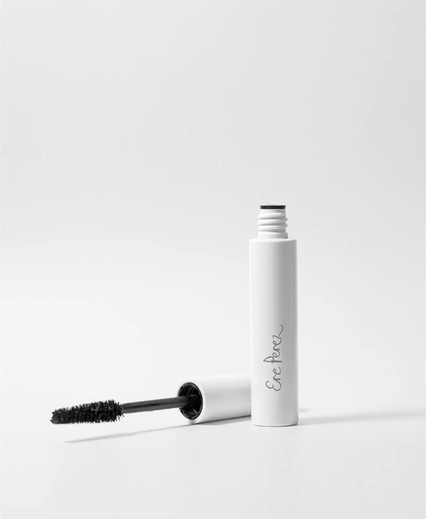 Ere Perez - Natural Almond Oil Mascara | Vegan, Cruelty-Free, Clean Beauty (Black, 0.35 oz | 10 ml)