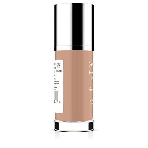 Neutrogena Hydro Boost Hydrating Tint with Hyaluronic Acid, Lightweight Water Gel Formula, Moisturizing, Oil-Free & Non-Comedogenic Liquid Foundation Makeup, 50 Soft Beige, 1.0 fl. oz