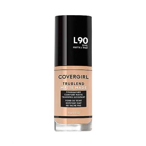 COVERGIRL TruBlend Matte Made Liquid Foundation, Classic Beige, 1 Fl Oz (Pack of 1)