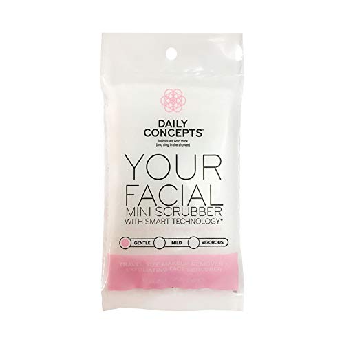 DAILY CONCEPTS Facial Mini Scrubber, 5 Count