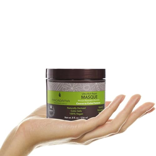 Macadamia Professional Hair Care Sulfate & Paraben Free Natural Organic Cruelty-Free Vegan Hair Products Ultra Rich Repair Hair Masque, 8oz