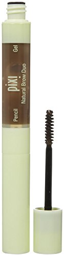 Pixi Natural Brow Duo - Natural Brown, 0.2oz