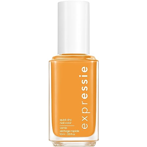 Essie expressie, Quick-Dry Nail Polish, 8-Free Vegan, Golden Yellow, Don't Hate, Curate, 0.33 fl oz