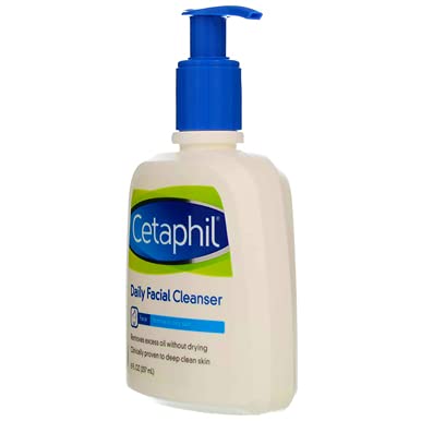 Cetaphil Daily Facial Cleanser, Normal to Oily Skin - 8 fl oz (Pack of 2)