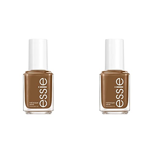 essie Nail Polish, Cream Finish, Off The Grid, Warm Brown, 8-Free Vegan, 0.46 fl oz (Pack of 2)